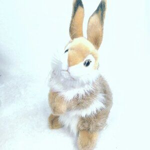 Hansa Plush 12 Inch Baby Bunny Carmel Stuffed Animal